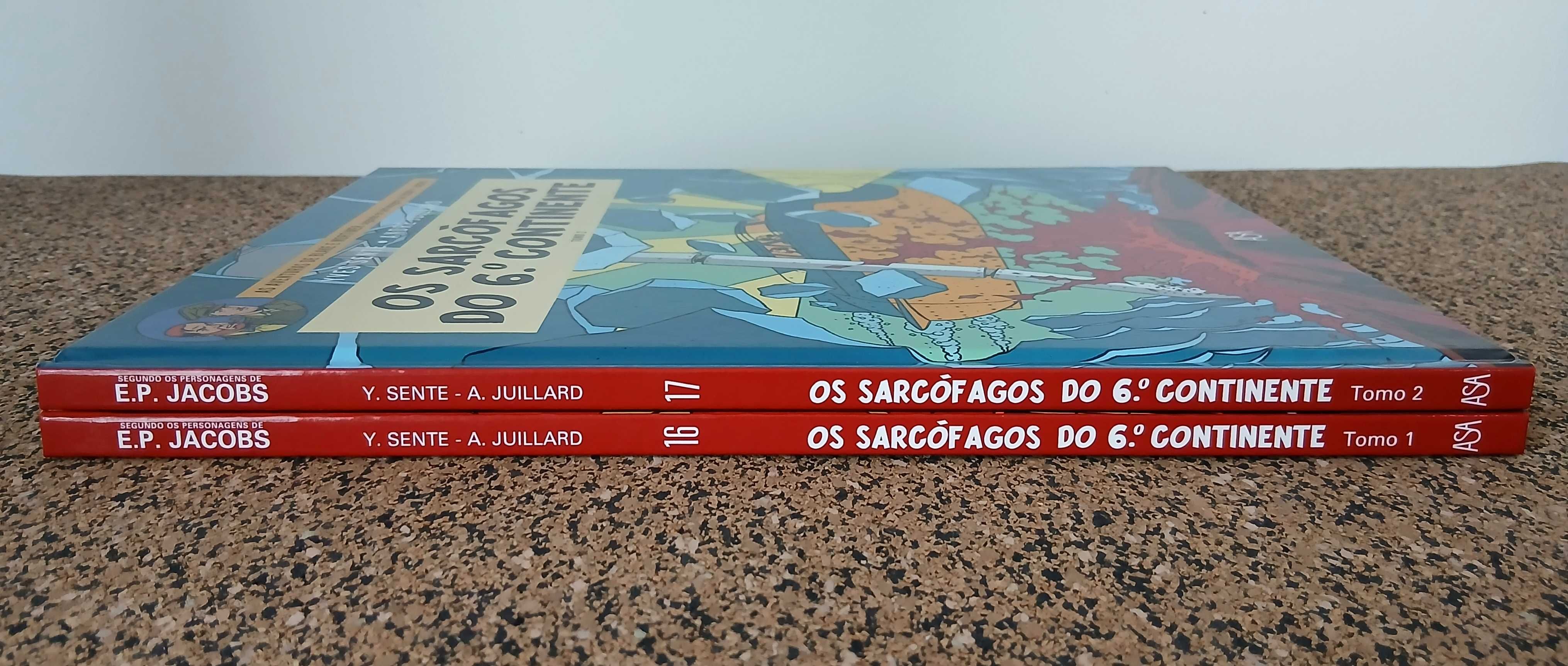 2 BDs - Os Sarcófagos do 6º Continente
(Blake e Mortimer N.º 16 e 17)