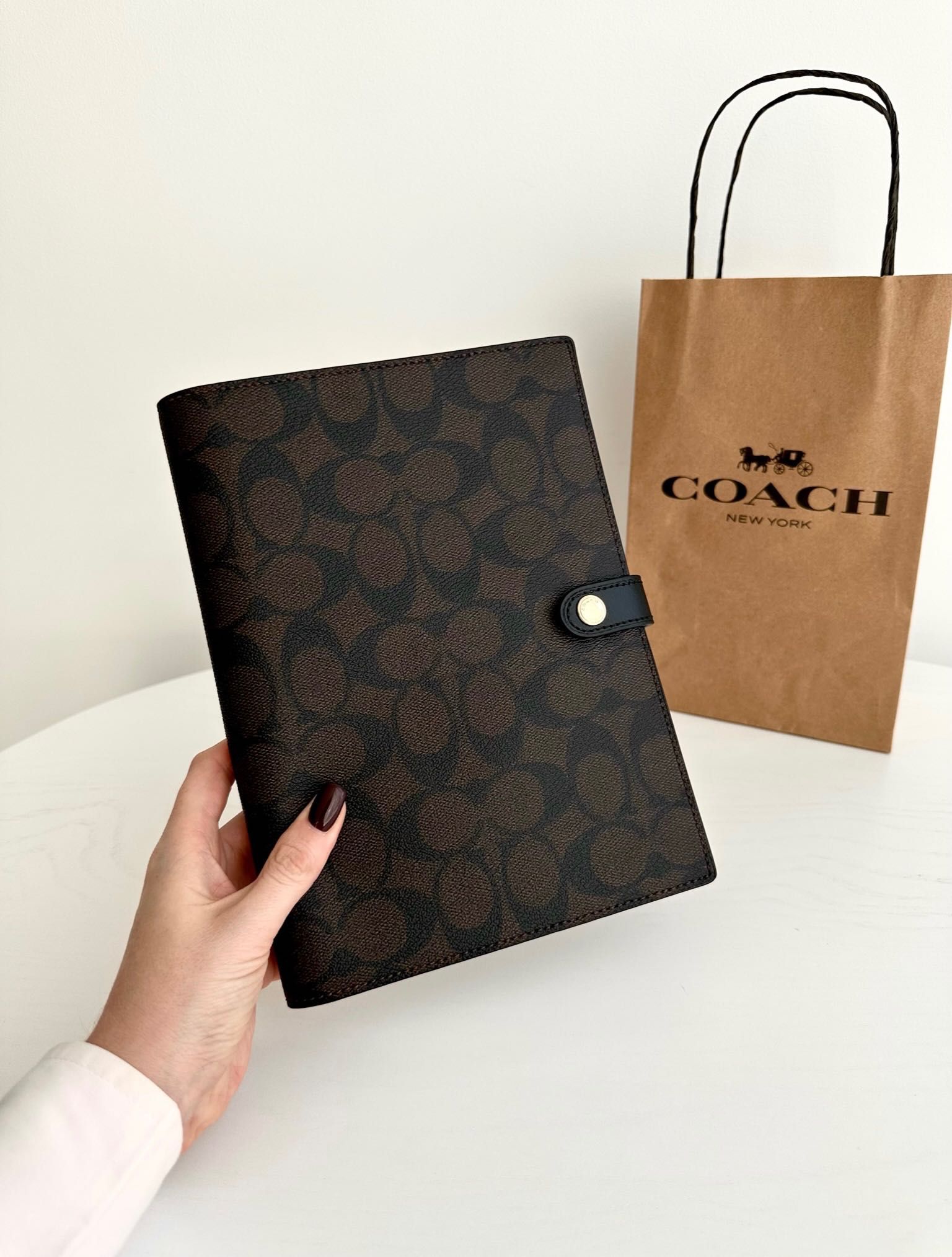 COACH Notebook Записник на подарунок дівчині дружині блокнот подарок