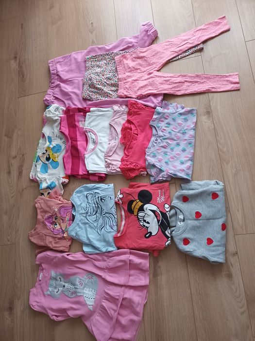 paka ubranek dla dziewczynki 116