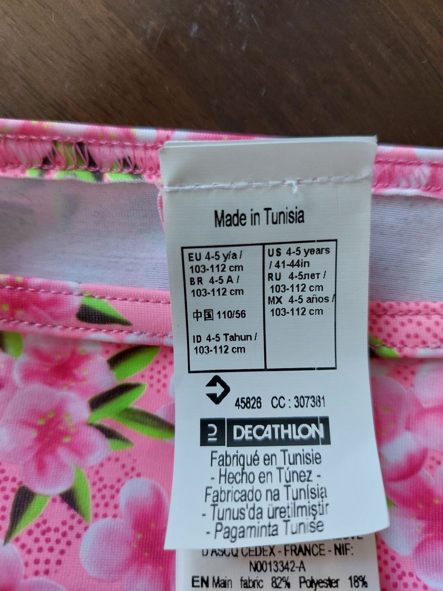 Majtki od stroju kąpielowego 4-5 lat Olaian Decathlon NOWE