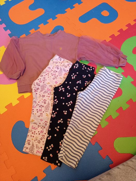 Ubranka dla dziewczynki rozmiar 86 paczka