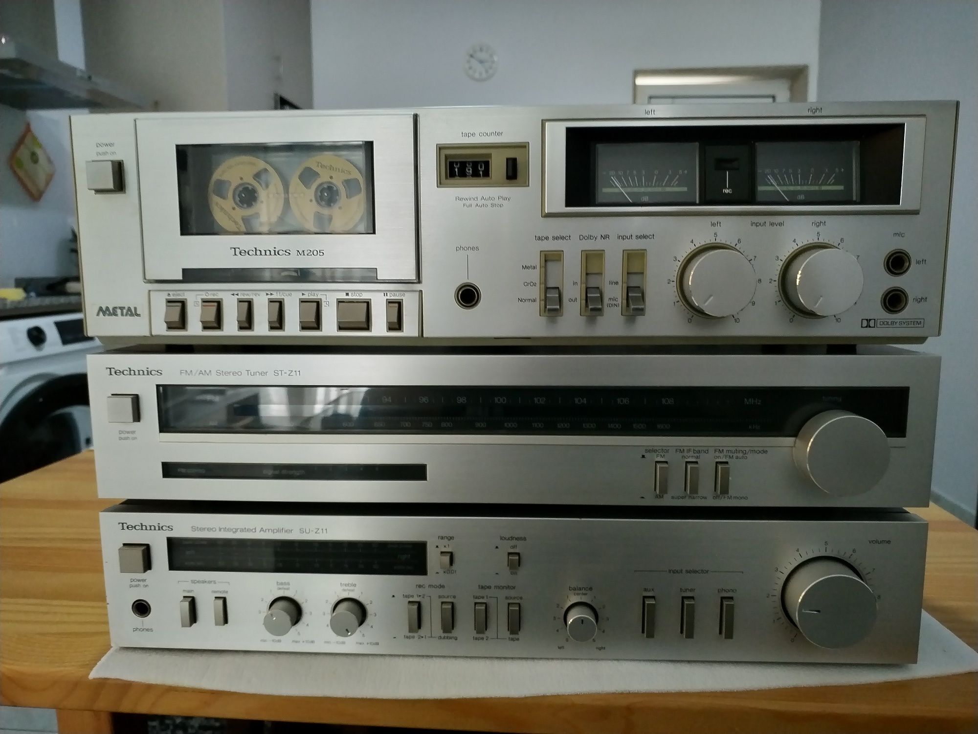 Technics SU-Z11 + Technics ST-Z11 + Technics RS-M205