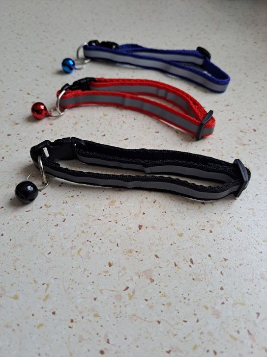 Obroże odblaskowe  z dzwoneczkiem szt