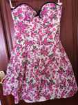 Vestido cai-cai florido