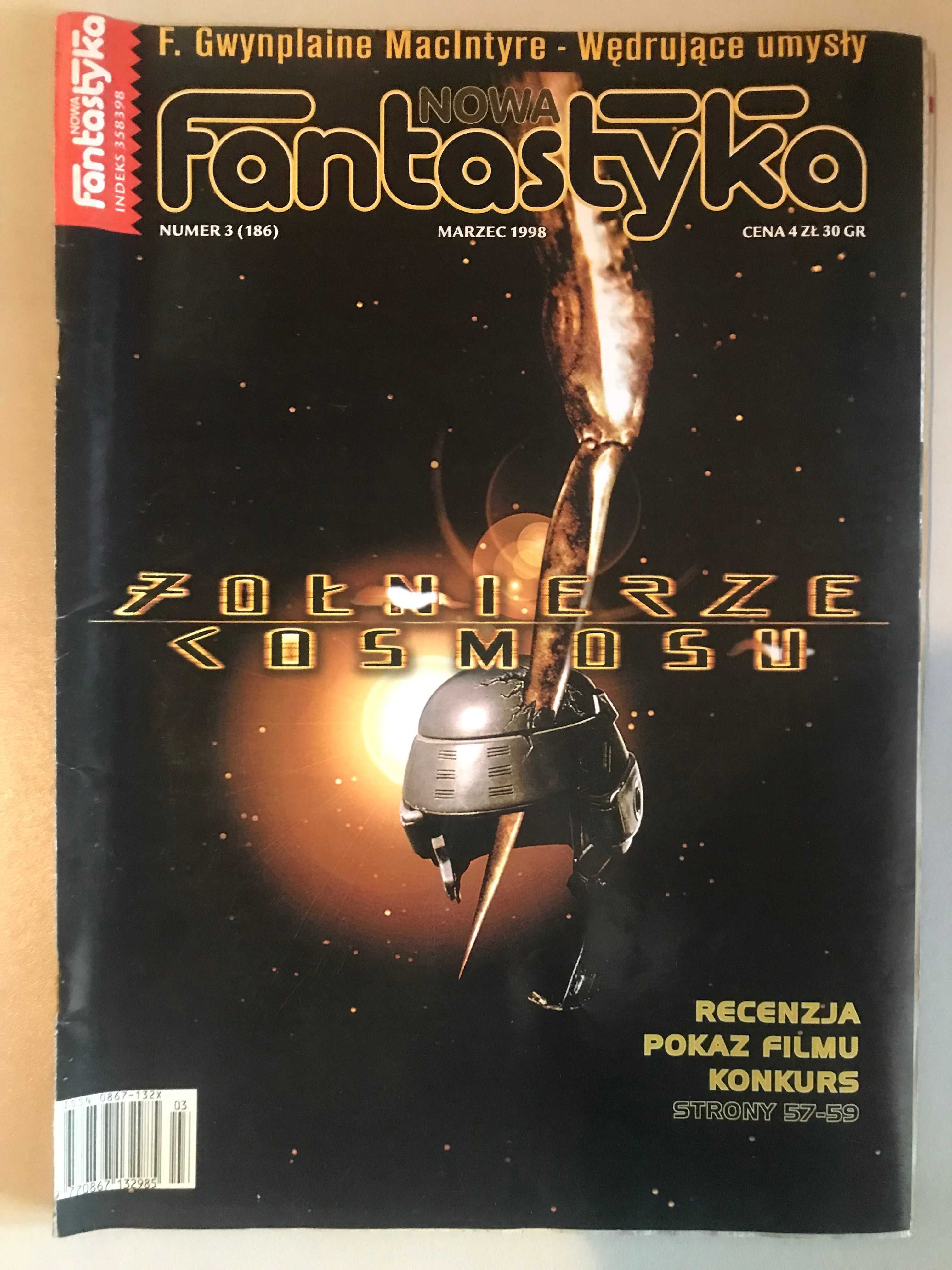 Miesięcznik Nowa Fantastyka. Numer 3 z 1998 r.
