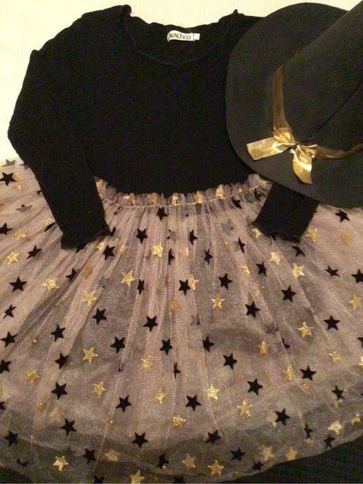 Vestido de Halloween 6/8 anos