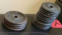 Discos Bolachas de 2 kg e 1 kg musculação