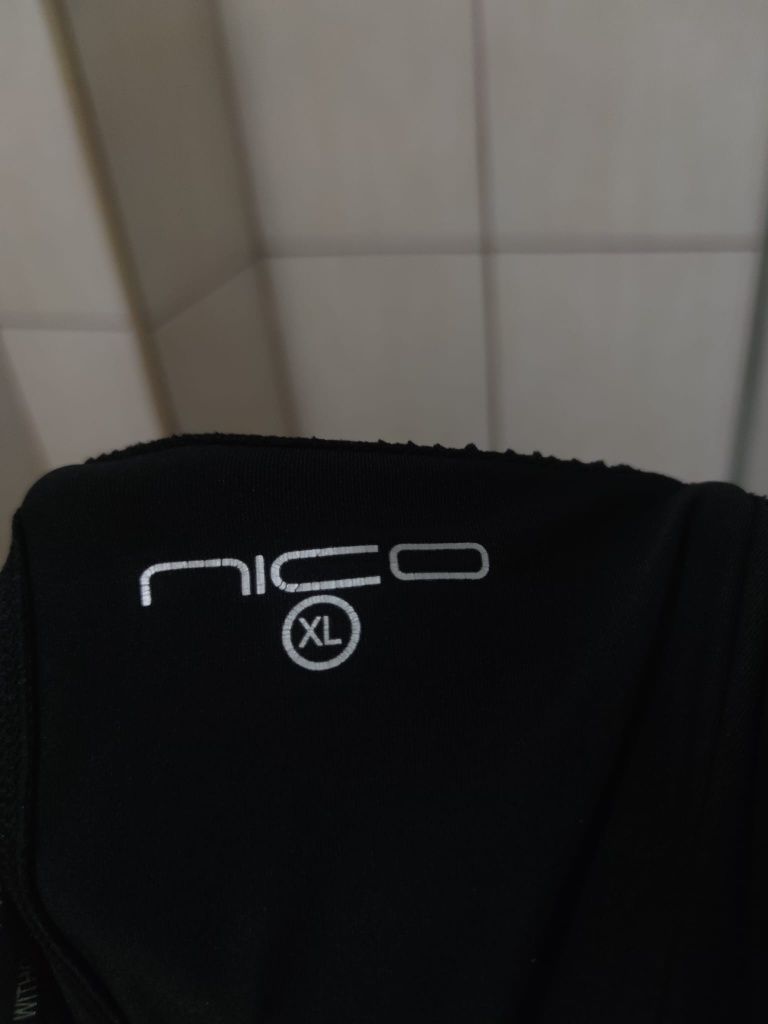 spodenki krótkie rowerowe z miękką wkładką XL czarne Nico NICO Brugi G