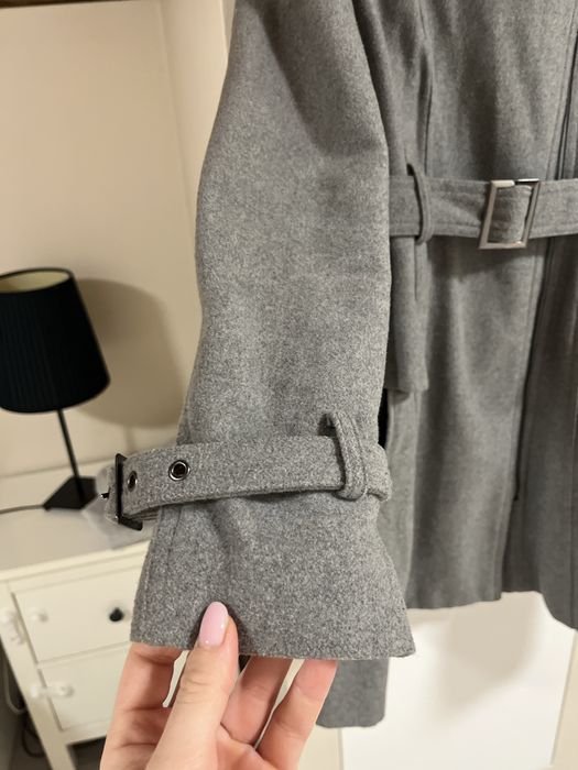 Płaszcz z domieszką wełny