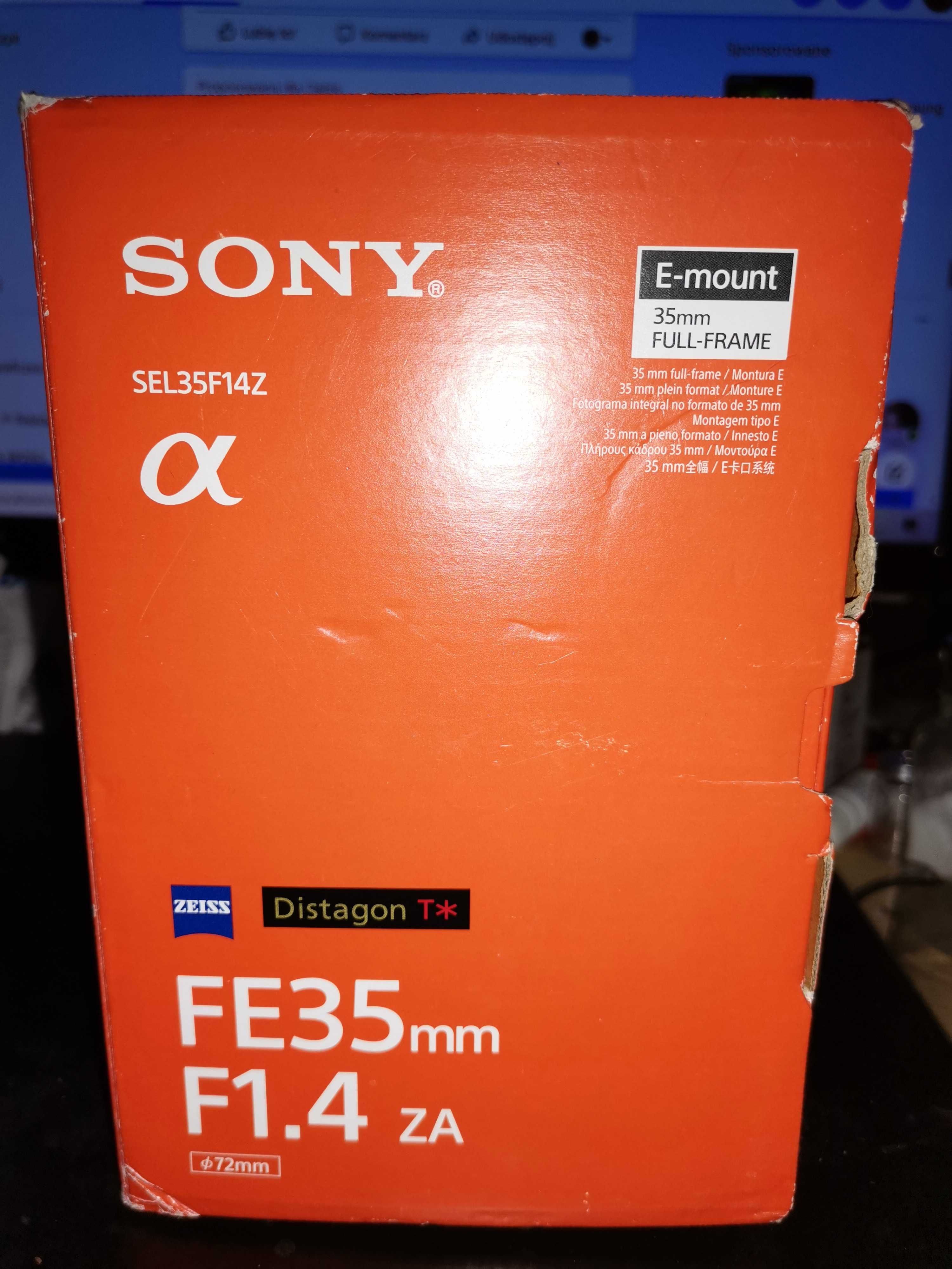 Sony FE  35mm ,F 1,4 Distagon