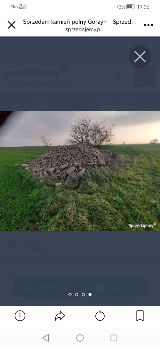 Sprzedam Kamień polny