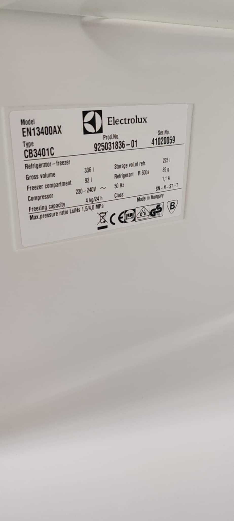 Lodówka Electrolux EN 13400 AX z zamrażalnikiem