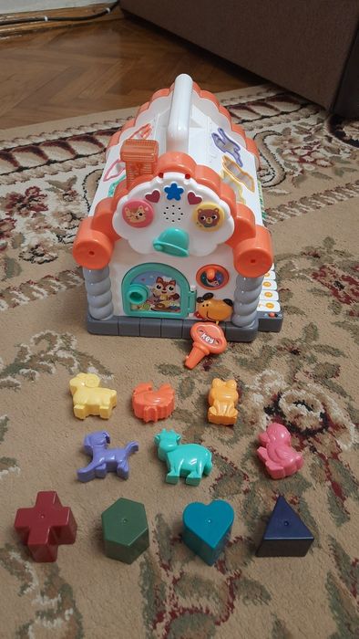 Будиночок-сортер теремок музичний