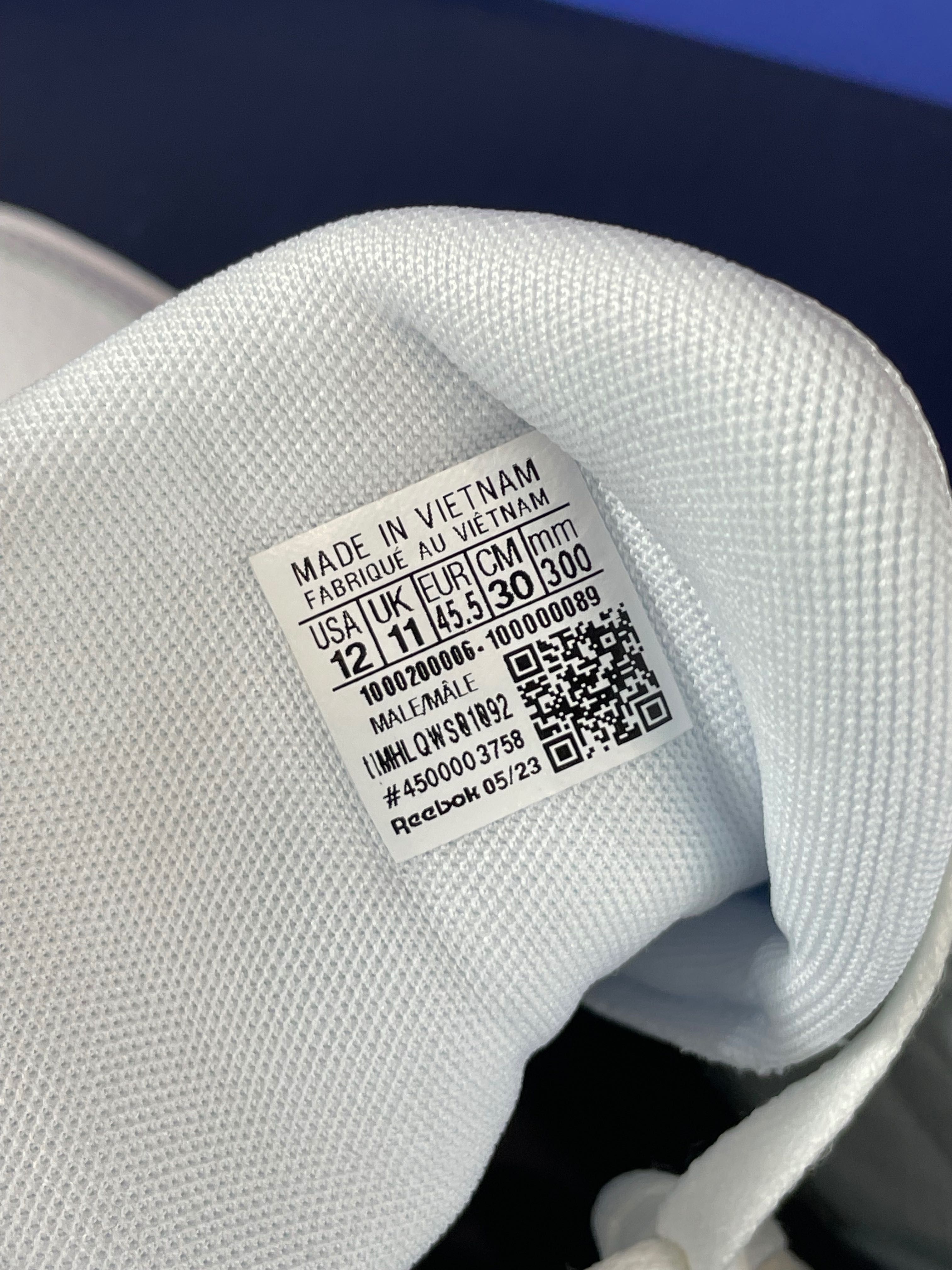 Чоловічі білі шкіряні кеди Reebok Royal BB4500 - 46, 47 розмір