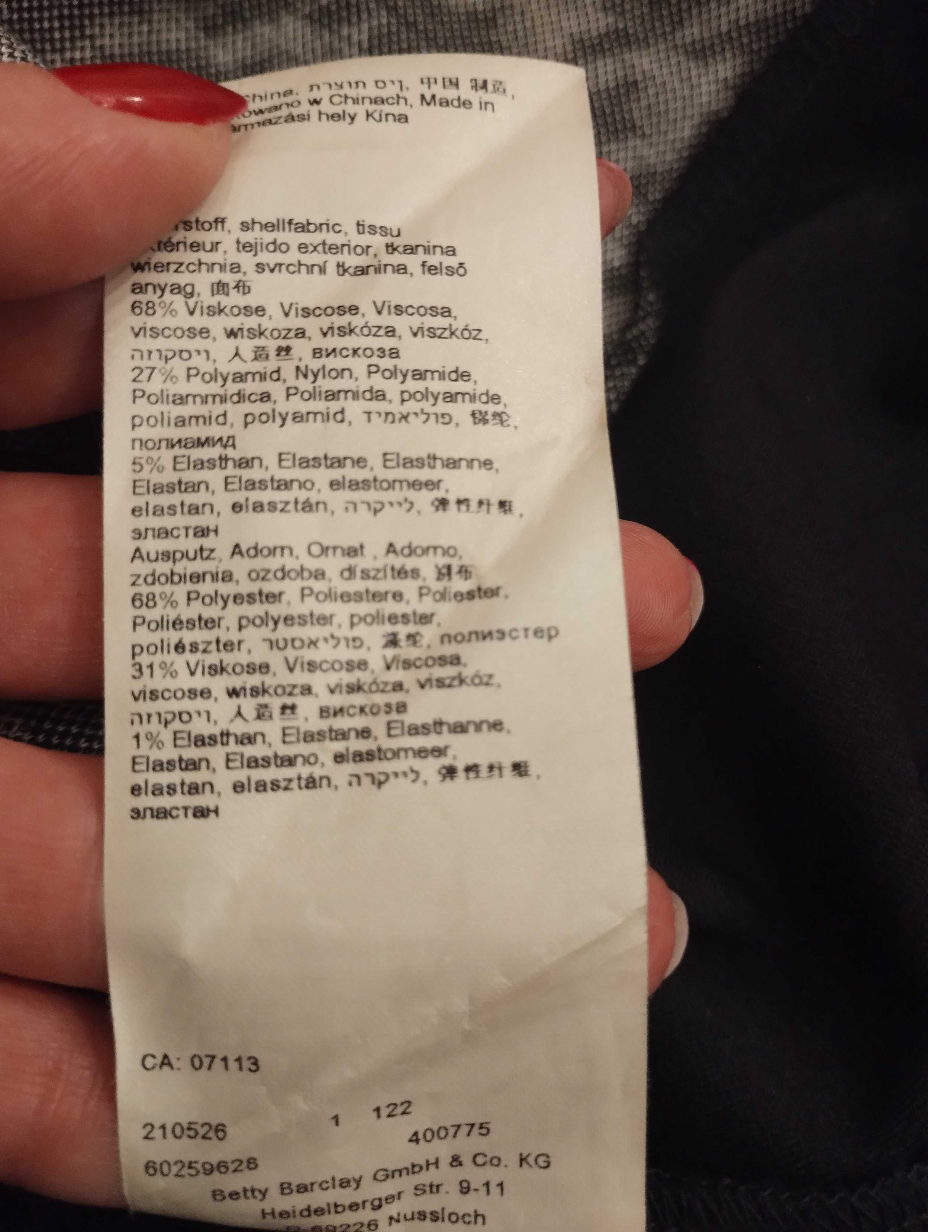 Sukienka w pepitke uniwersalna S/L