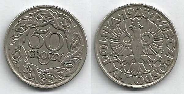 II RP 50 groszy 1923r