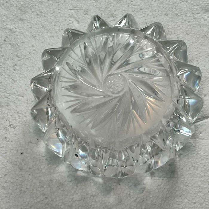 papierośnica kryształowa duża