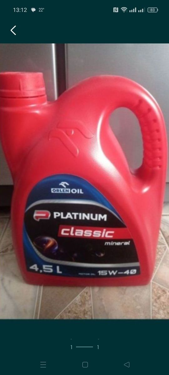 Olej Orlen platinium 15w40