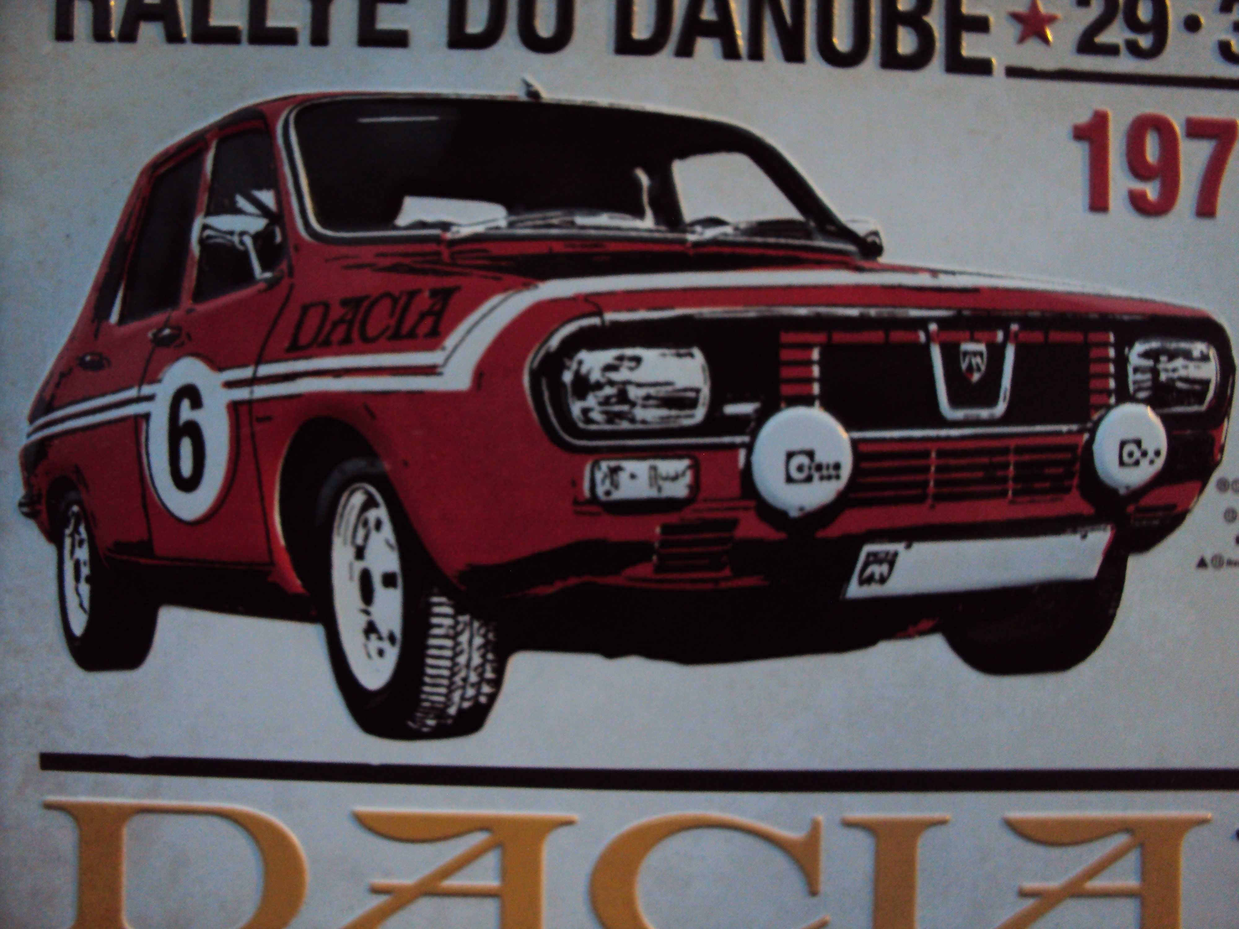 Dacia 1300 szyld blacha tłoczona  25,5 x 18 cm