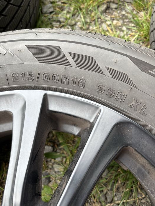 Koła zimowe aluminiowe komplet ATT Fiat tipo itp. Et-39 5x98 215/60/16