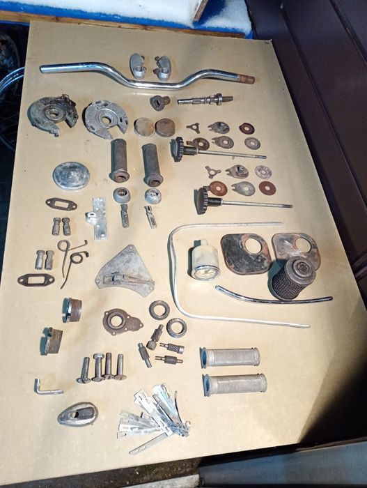 SHL m11 filtr hamulec śruby dekiel listwa kierownica zapłon licznik