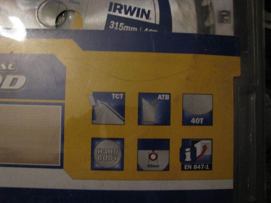 Piła tarczowa do drewna IRWIN Professional Wood 315/40T