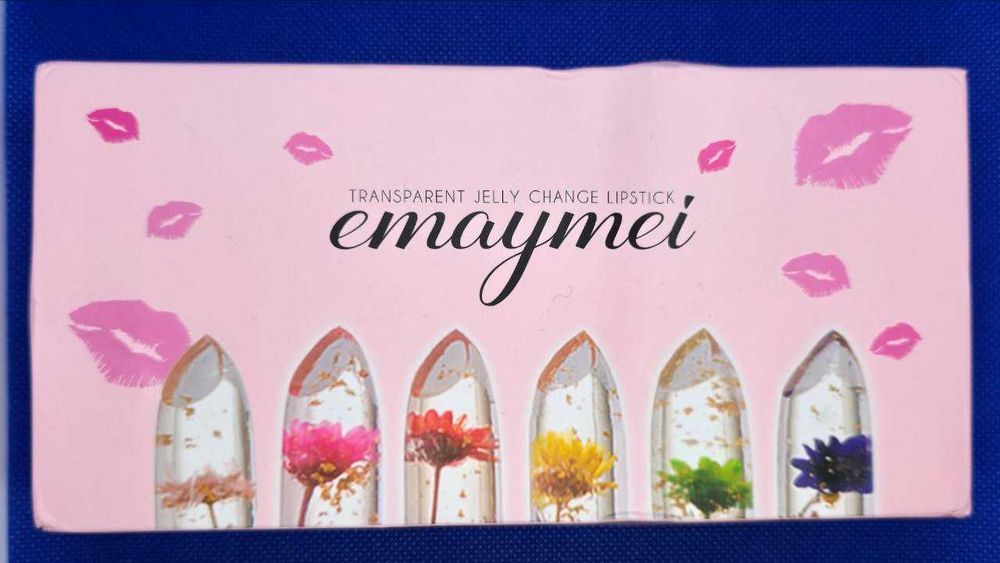 Помада з квіткою всередені JellyCrystal