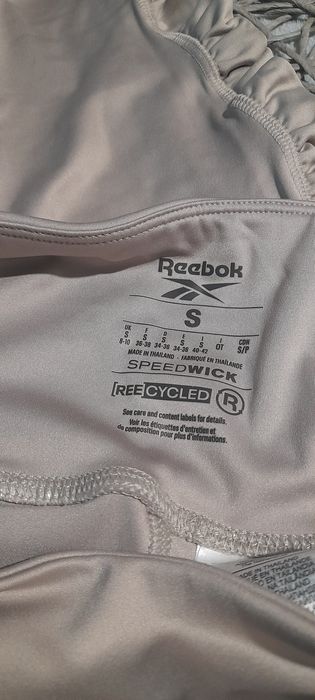 Damskie leginsy z marszczeniami po boku rozmiar S Reebok