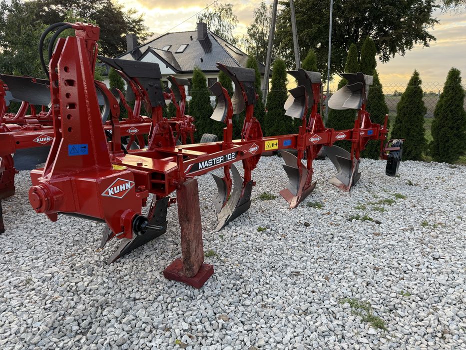 Pług 4 skibowy Obrotowy Kuhn Master 120! Zabezpieczenie!! Overum!!