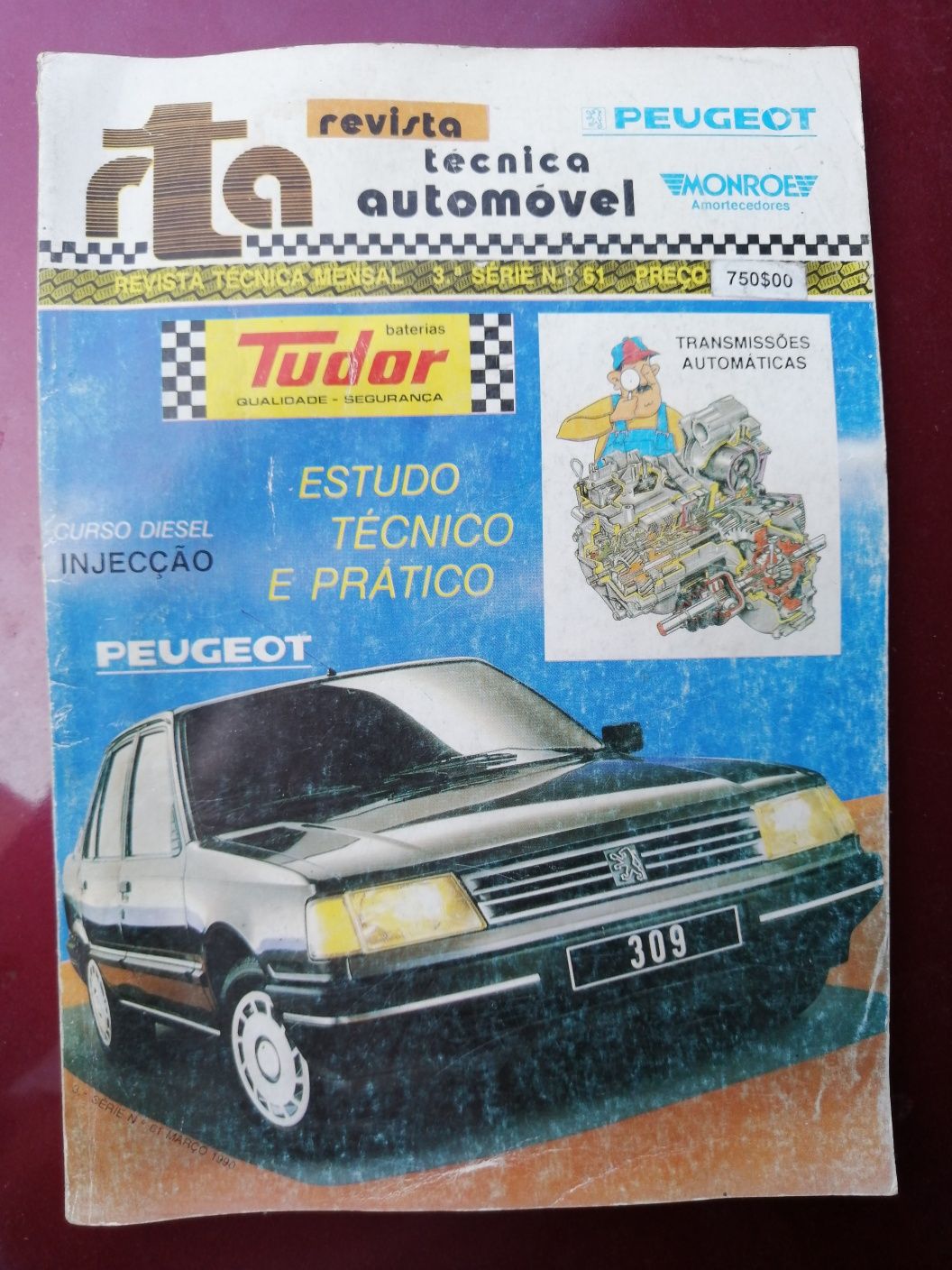 Revista técnica automóvel, antiga