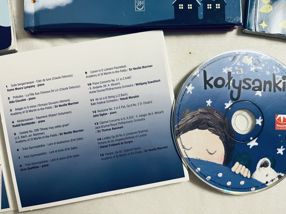 Kolysanki - 3 ksiazki i plyta CD z kolekcji Klasyka dla Smyka