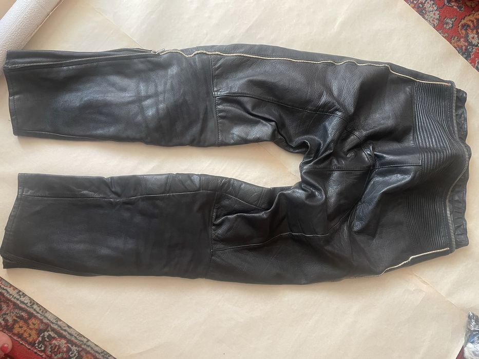 Мотоштаны кожаные