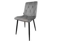 Крісло сірий велюр Orlando Стілець на ніжках для кухні вітальні барів