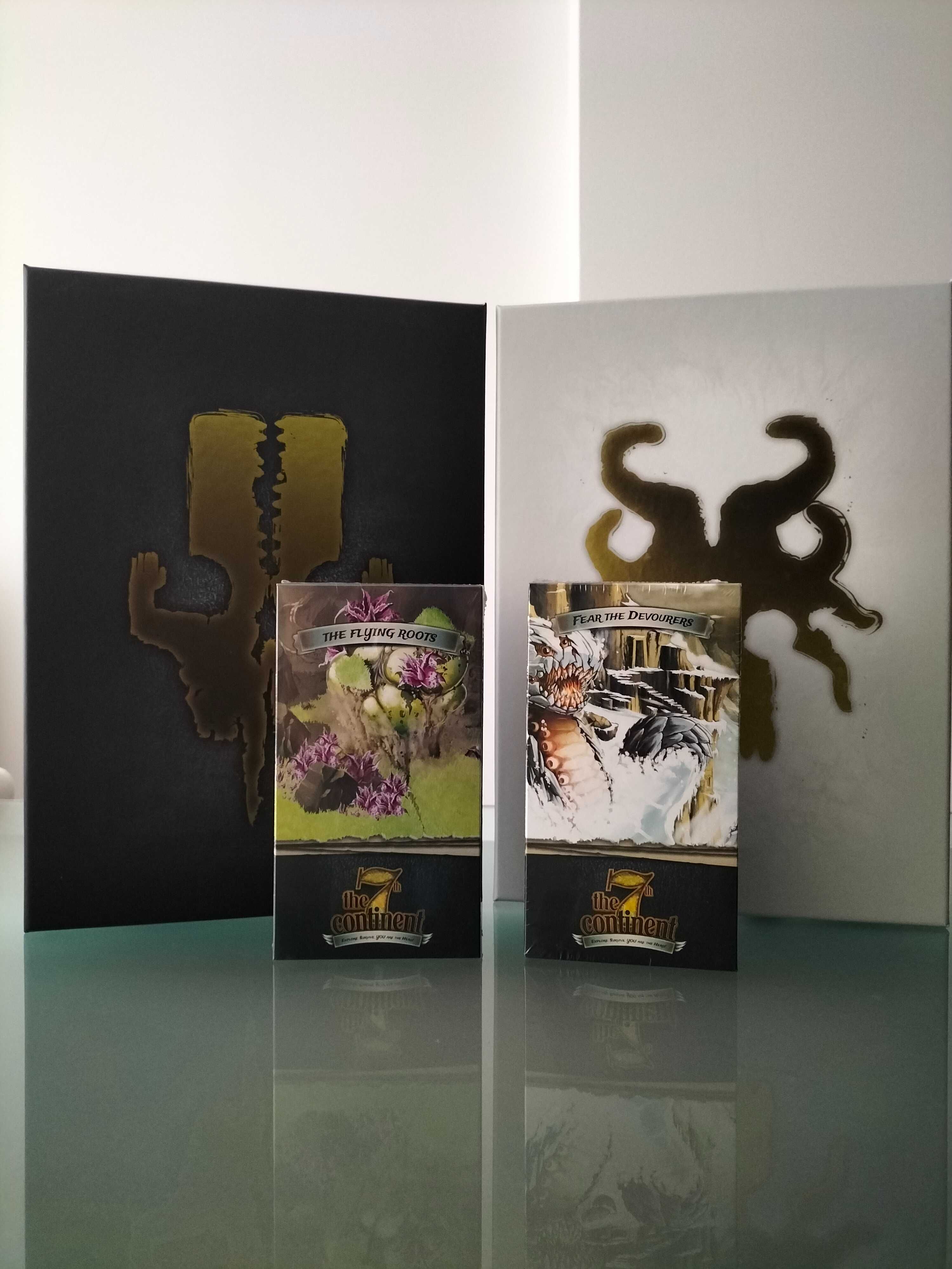 7th Continent + White box - edição Kickstarter + 2 expansões