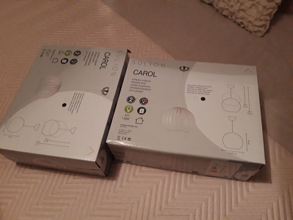 2 Candeeiros NOVOS, na caixa