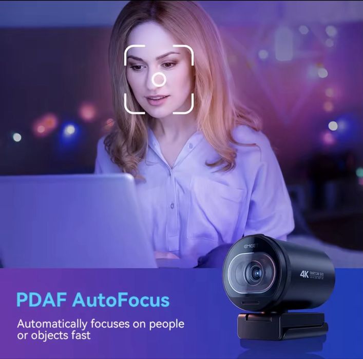 Камера для стрімінгу EMEET S600 4K Ultra HD