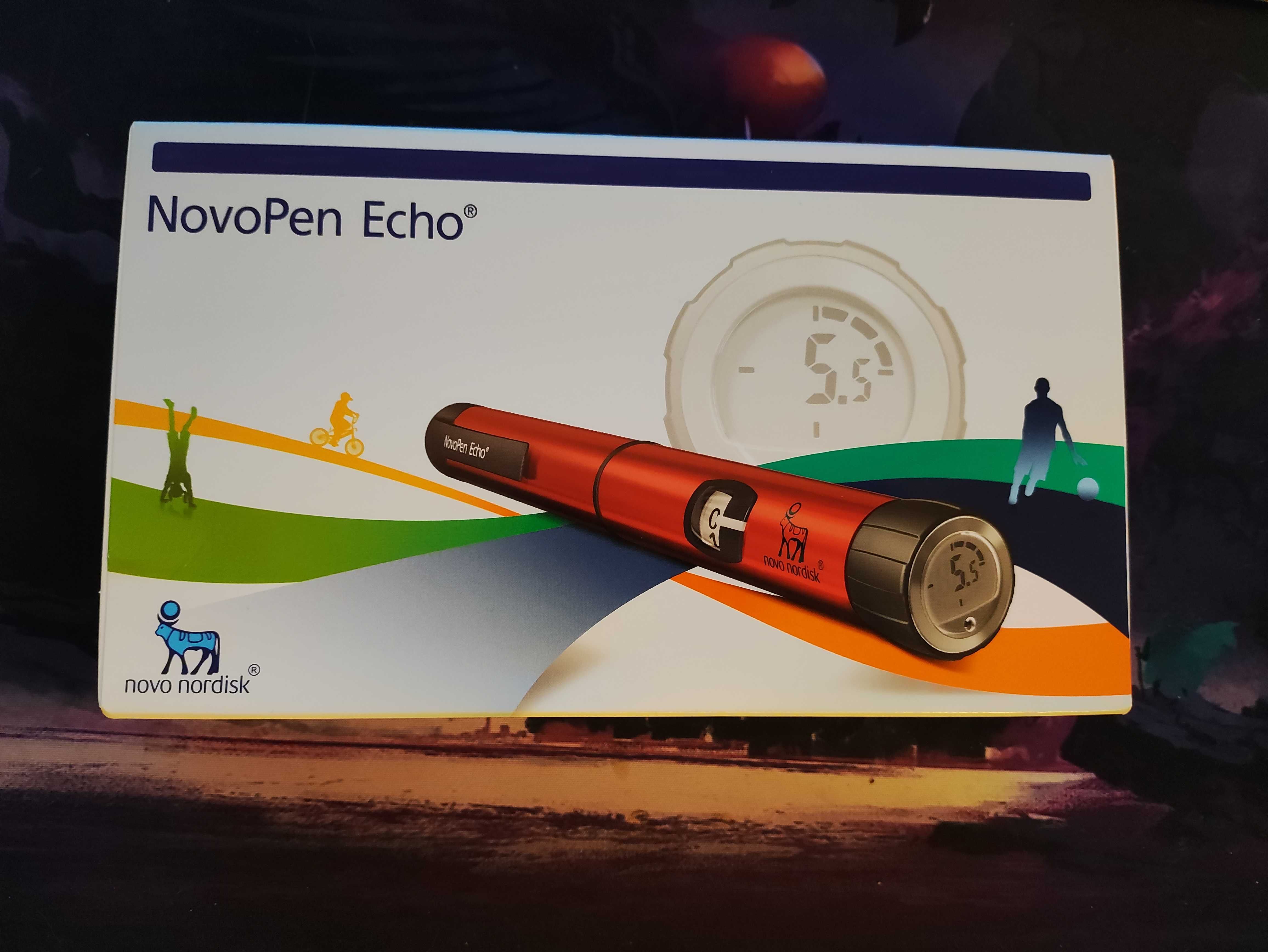 Wstrzykiwacz do insuliny NovoPen Echo z pamięcią (Nordisk) Novorapid