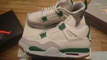 Jordan4 NikeAir_GreenNowe UnisexTrampki R.37.5