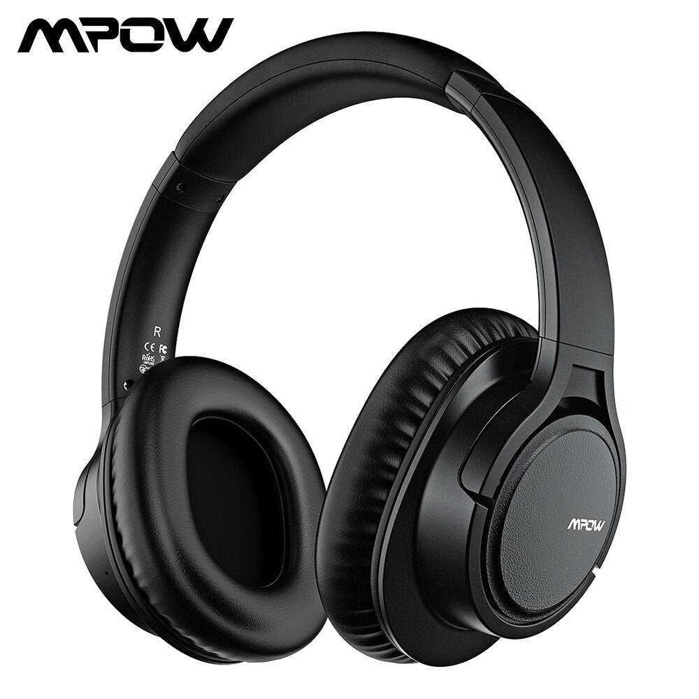 Mpow H7 Słuchawki bezprzewodowe bluetooth 5.2 nauszne 25h Aux Mikrofon