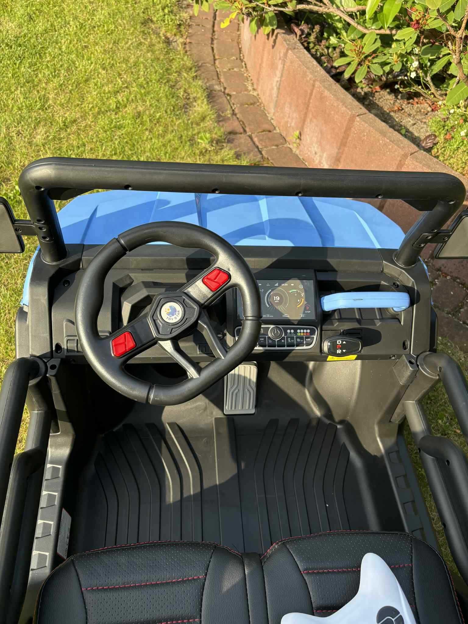 Dwuosobowe Auto na akumulator Wywrotka Pilot 4x4 Samochód dla 2 dzieci