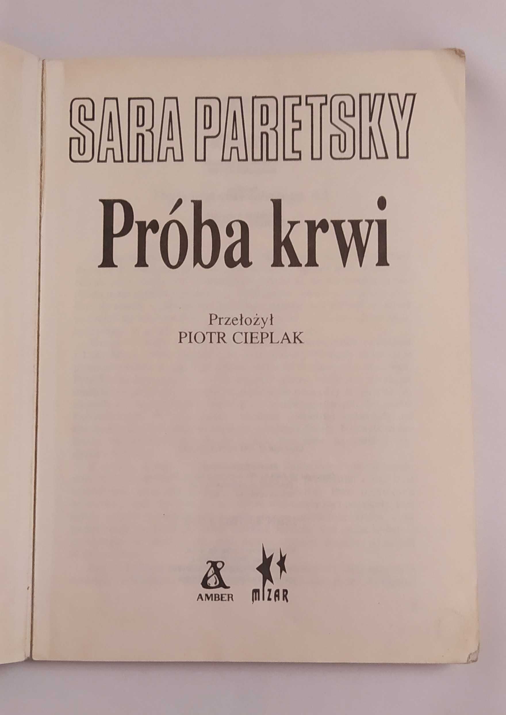 PRÓBA KRWI – Sara Paretsky