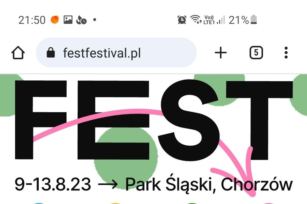 FEST FESTIVAL bilet na dzień 12.08.2023r. w Chorzowie