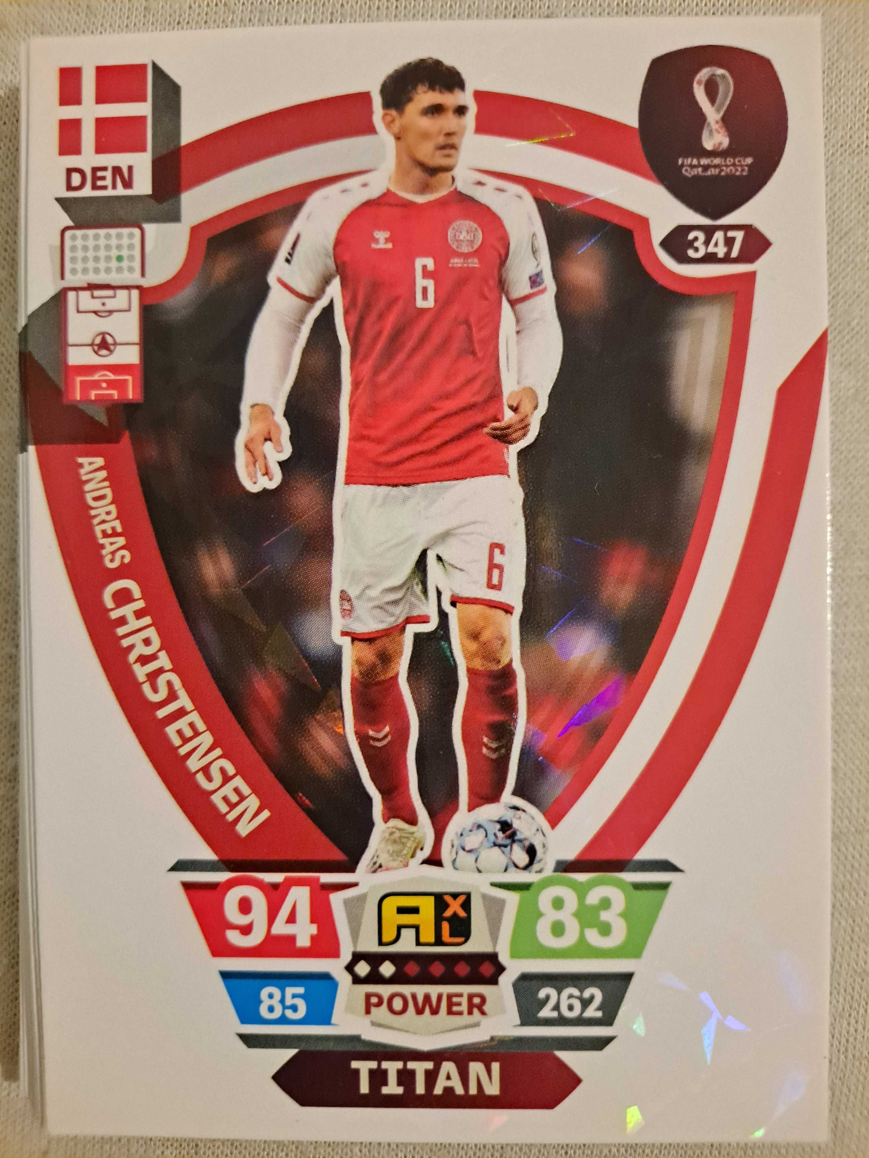 Andreas Christensen.Panini FIFA World Cup Qatar 2022.Titan 347