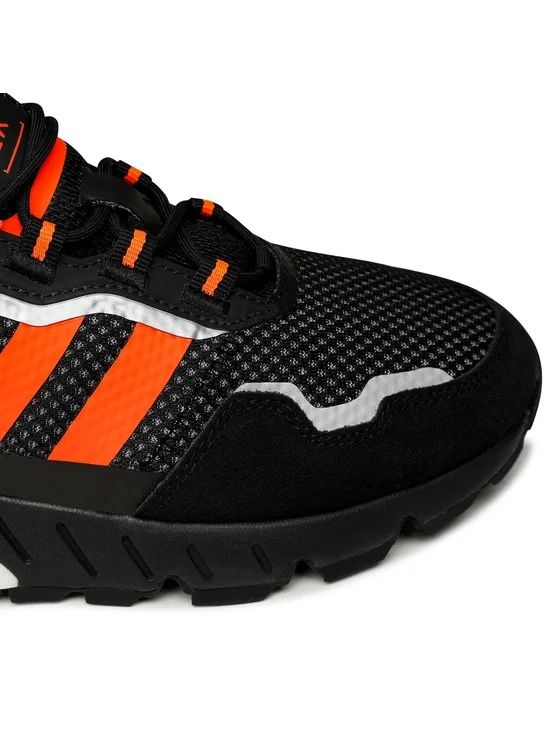 Чоловічі оригінальні кросівки Adidas ZX 1K Boost Black Solar Orange