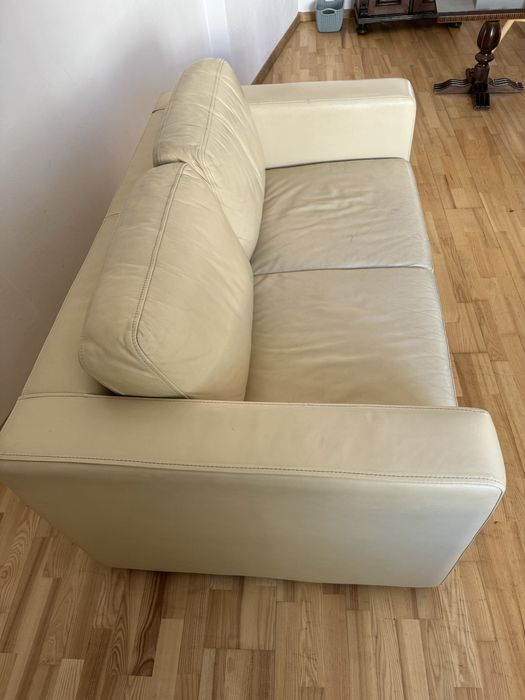 Dwie skórzane kanapy