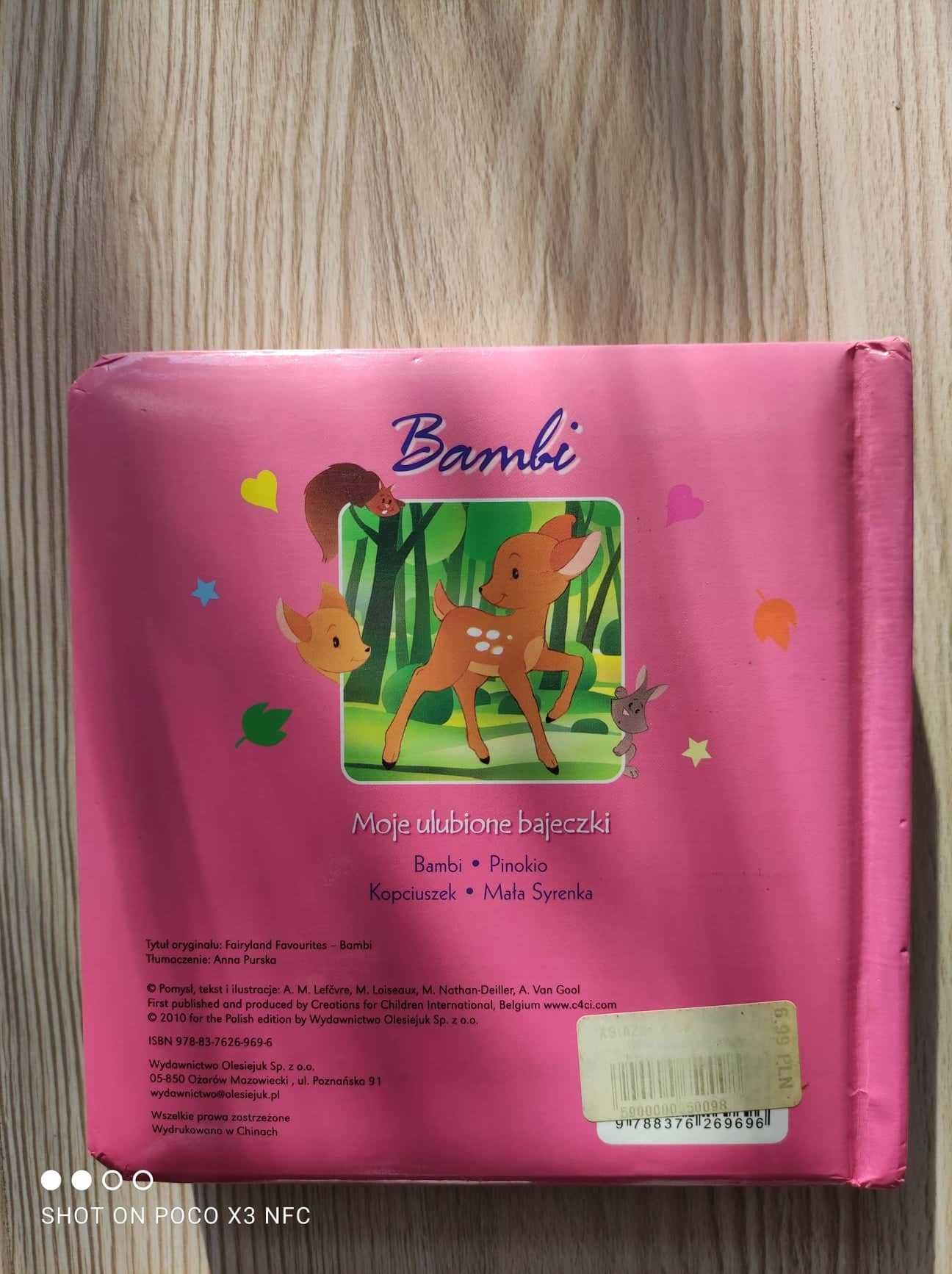 Książka dla dzieci - Bambi -grube strony