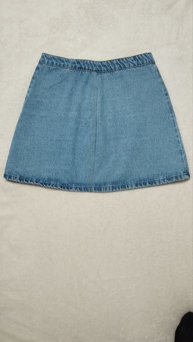 Джинсова спідниця. Джинсовая юбка. Джинсовое платье рубашка.