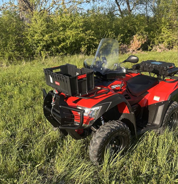 Quad Kymco mxu550 pług