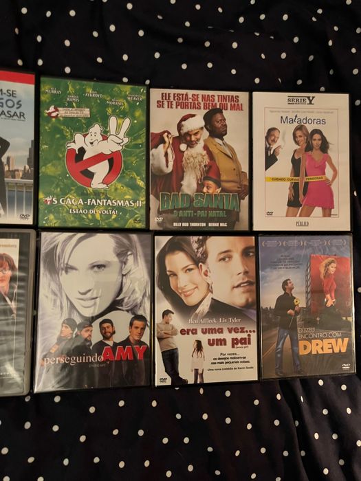 Lote 10 DVDs Caça-Fantasmas II Bad Santa, Perseguindo Amy Matadoras