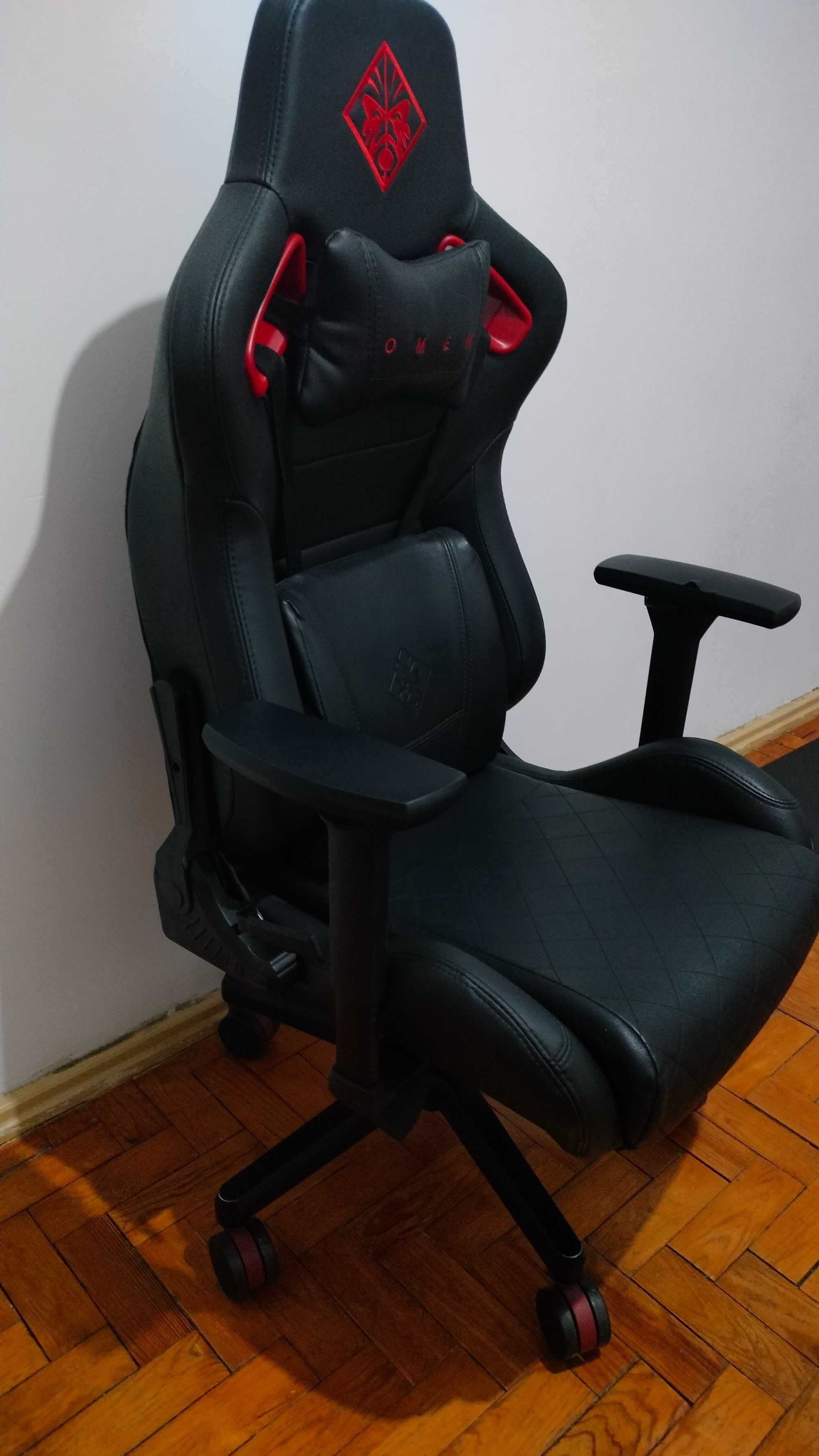 HP Omen Citadel Cadeira Gaming Preta/Vermelha
